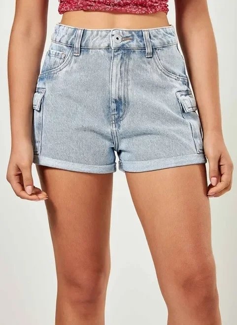 short jeans claro cargo