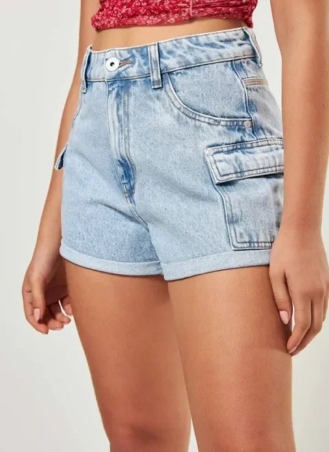 short jeans claro cargo