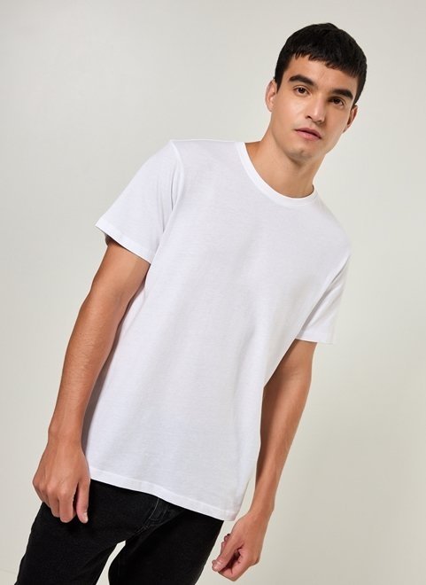 camiseta básica cotton