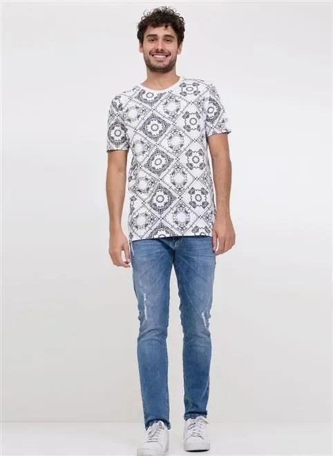 camiseta estampada lenço camiseta estampada lenço