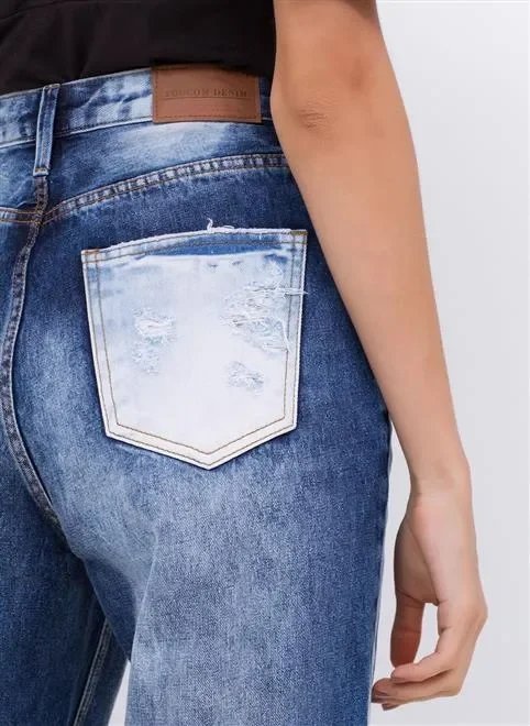 calça mom ca patchtwork calça mom ca patchtwork
