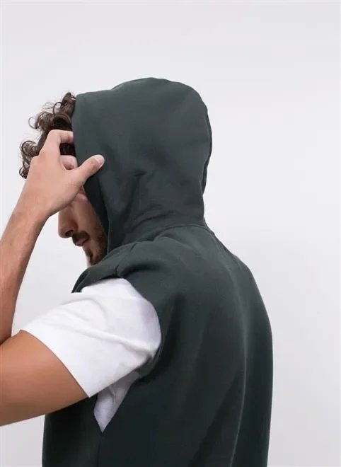 colete canguru com ziper e capuz colete canguru com ziper e capuz