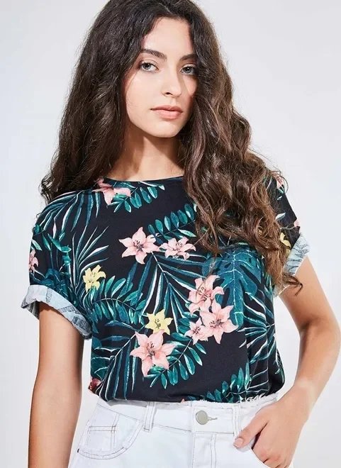 camiseta em algodão peruano estampada camiseta em algodão peruano estampada