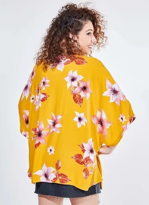 kimono curto estampado kimono curto estampado
