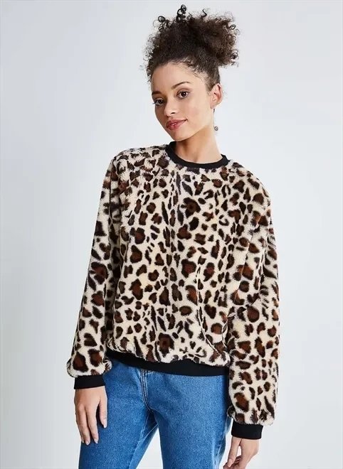 blusão pelinho onça blusão pelinho onça