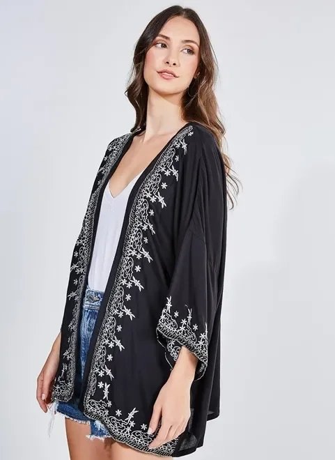 kimono bordado kimono bordado