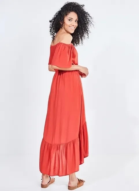 vestido ciganinha longo vestido ciganinha longo