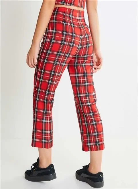 calça alfaiataria xadrez calça alfaiataria xadrez