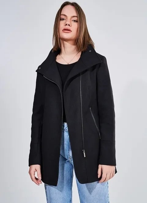 casaco alongado polivelour casaco alongado polivelour