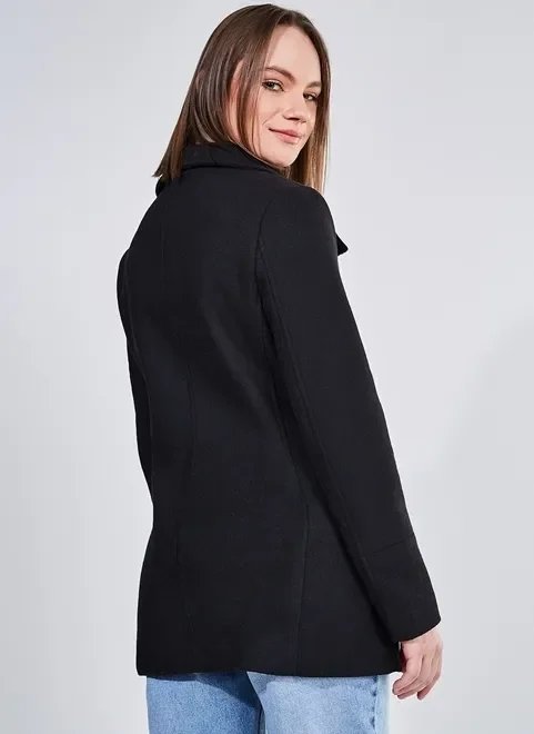 casaco alongado polivelour casaco alongado polivelour