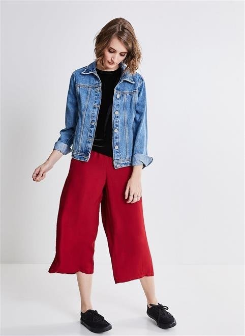 Jaqueta Básica em Jeans