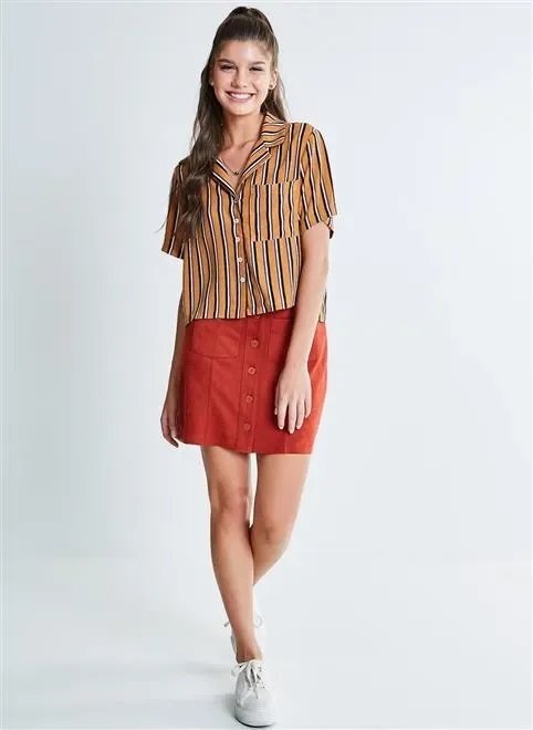 camisa ampla com listras camisa ampla com listras