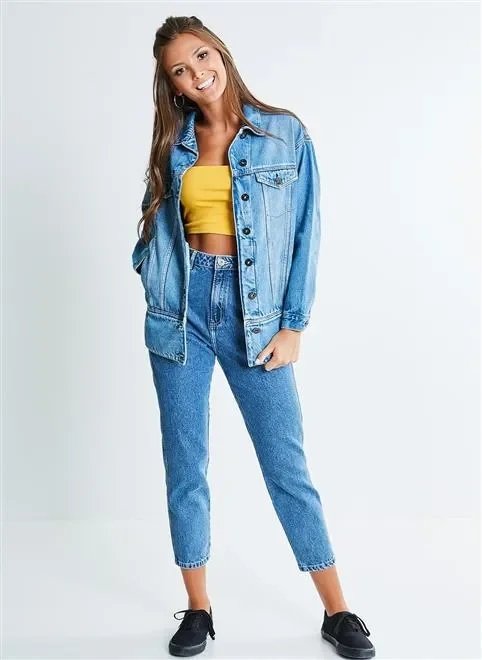 jaqueta jeans over jaqueta jeans over