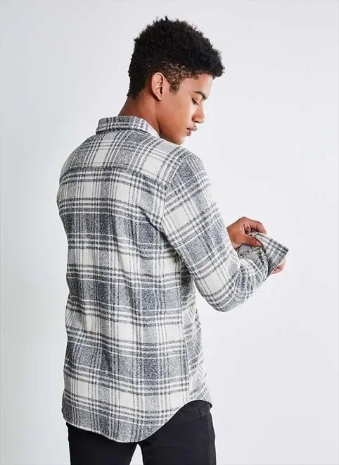 camisa xadrez com zíper camisa xadrez com zíper