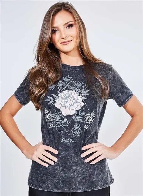 camiseta marmorizada rosas camiseta marmorizada rosas
