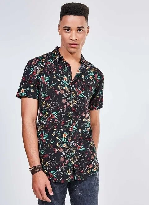 camisa estampa floral camisa estampa floral