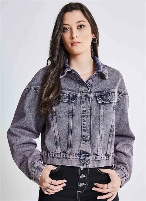 jaqueta jeans marmorizada jaqueta jeans marmorizada