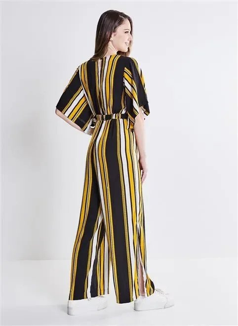 macacão listrado com nó macacão listrado com nó