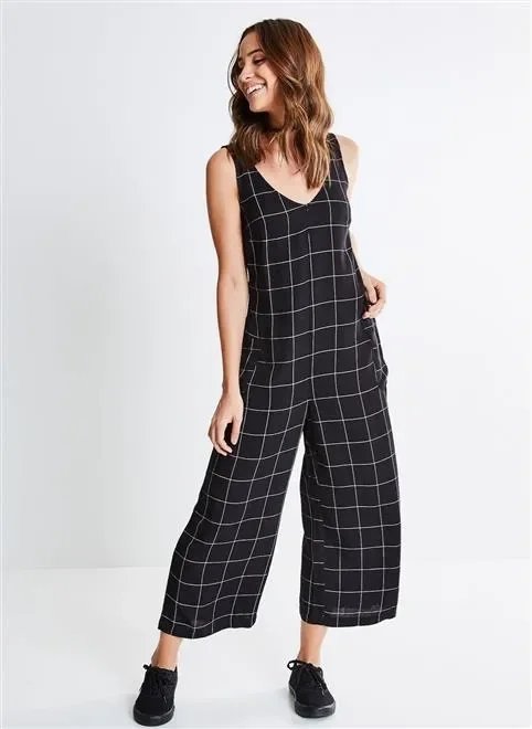 macacão midi flanela xadrez macacão midi flanela xadrez