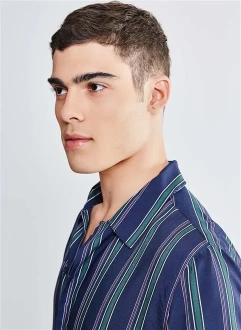 camisa com listras verticais camisa com listras verticais