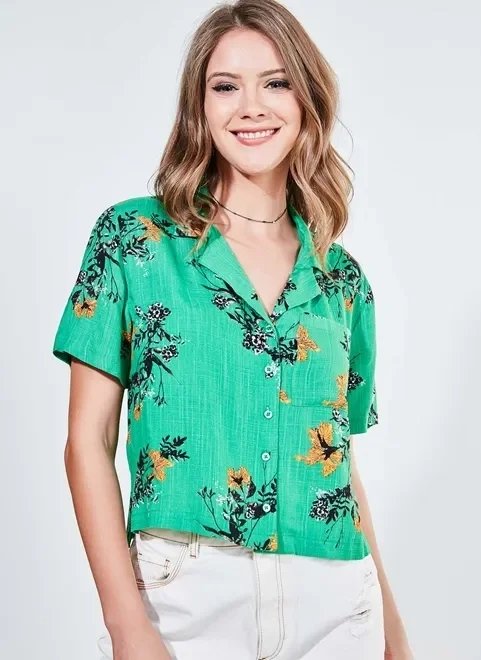 camisa cropped manga curta camisa cropped manga curta