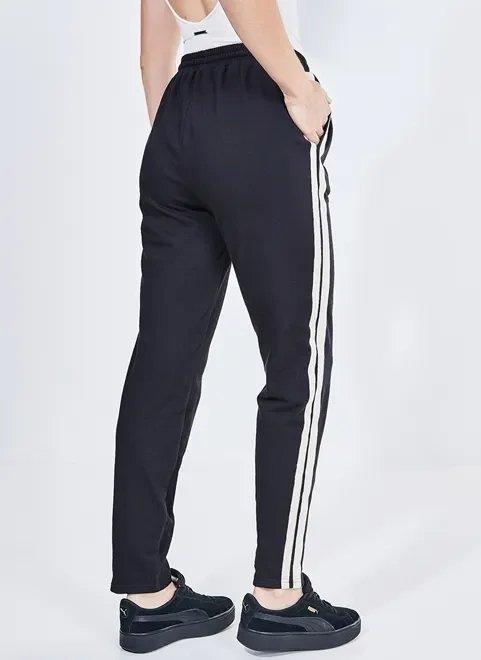 calça moletom com listras calça moletom com listras