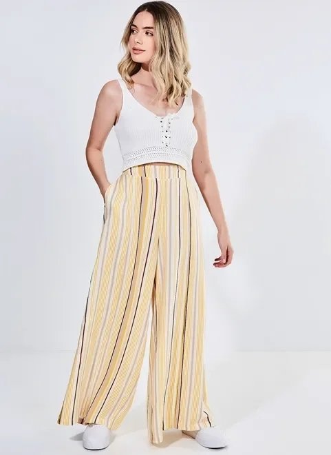 calça pantalona com pregas calça pantalona com pregas