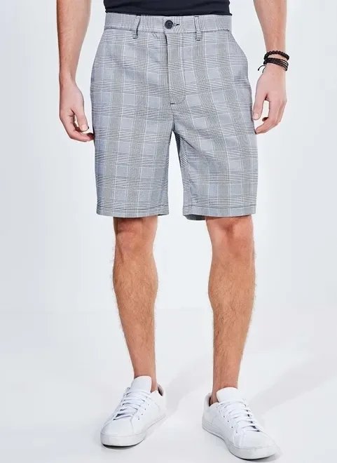 bermuda xadrez alfaiataria bermuda xadrez alfaiataria