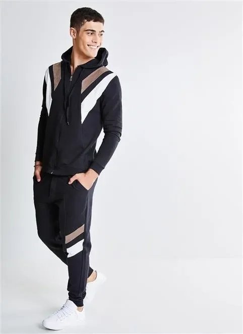 moletom com recortes em suede moletom com recortes em suede