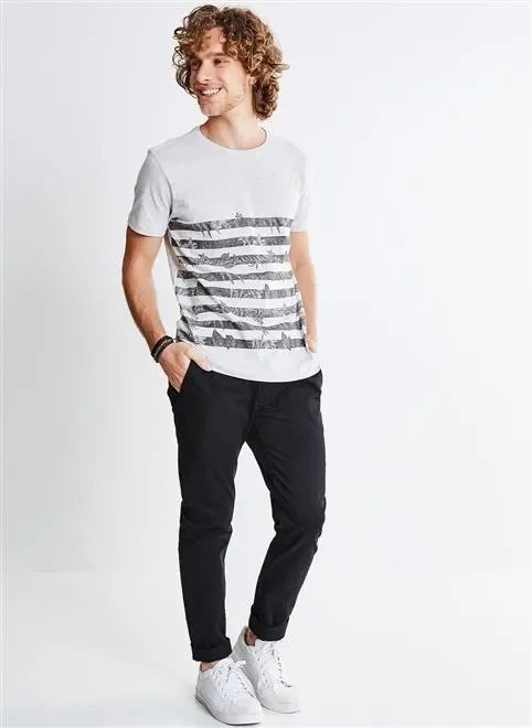 camiseta com listras florais camiseta com listras florais