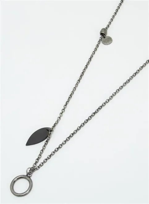 colar metal pingentes circulares colar metal pingentes circulares