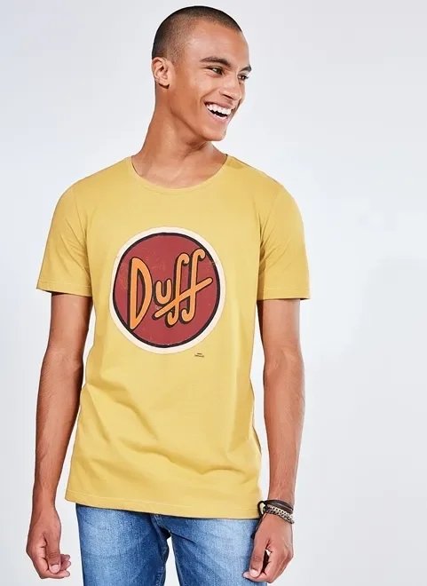 camiseta simpsons estampa duff camiseta simpsons estampa duff