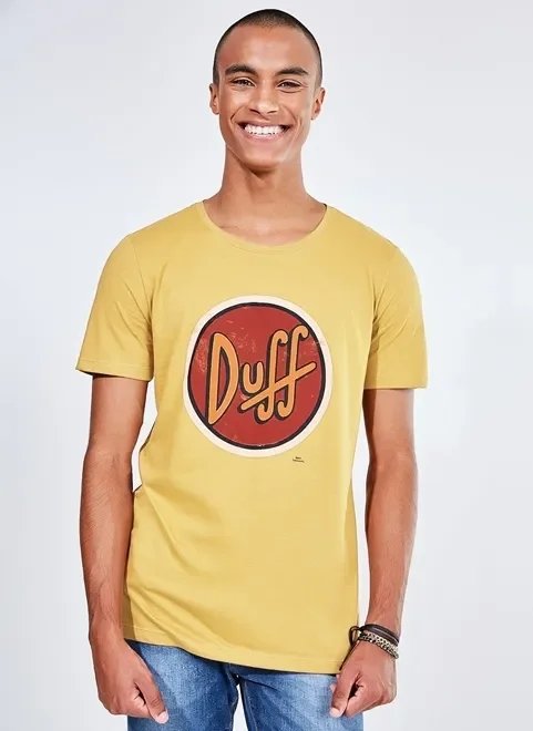 camiseta simpsons estampa duff camiseta simpsons estampa duff