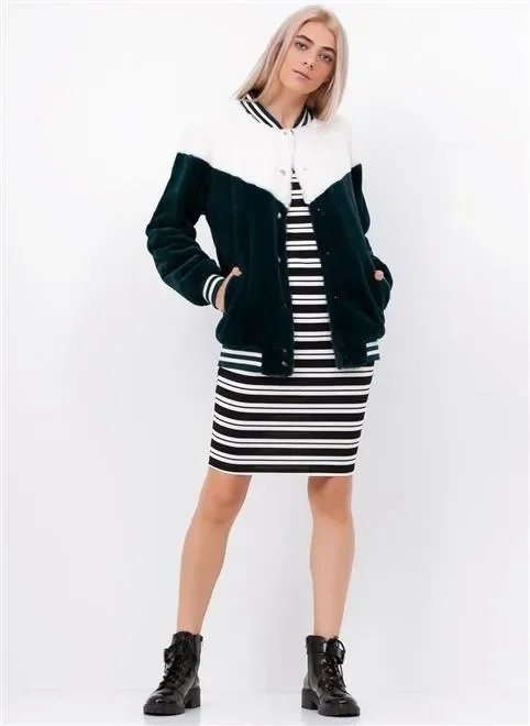 jaqueta bomber de pelo jaqueta bomber de pelo