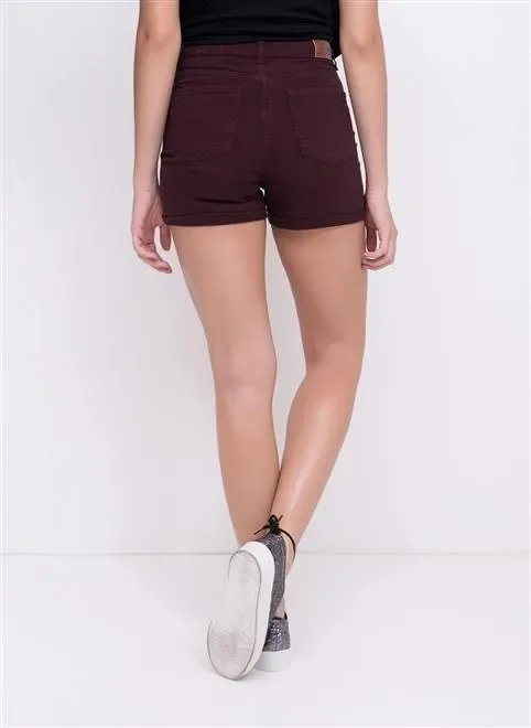 short sarja cintura alta short sarja cintura alta