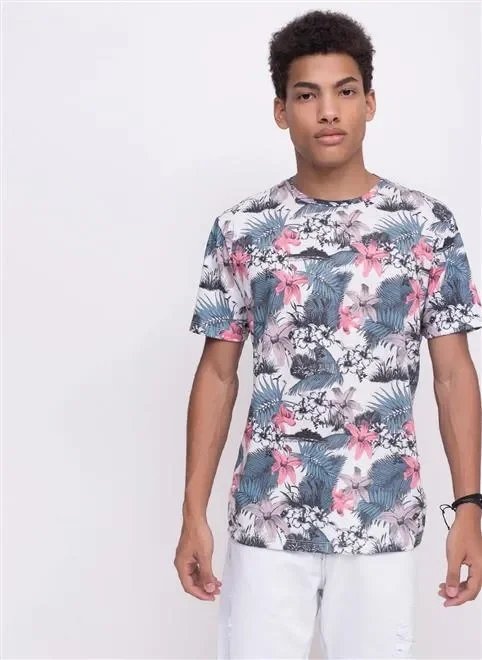 camiseta floral camiseta floral