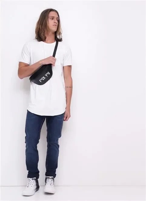 calça skinny em jeans escuro calça skinny em jeans escuro