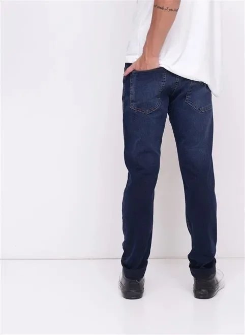 calça skinny em jeans escuro calça skinny em jeans escuro