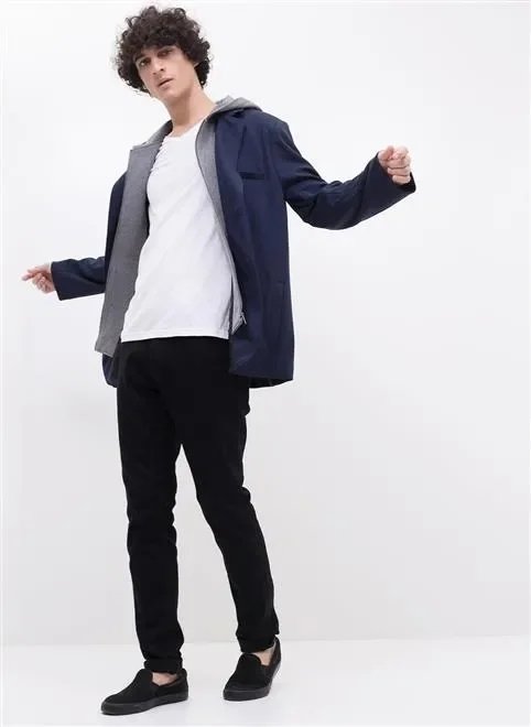 blazer com capuz em moletom blazer com capuz em moletom