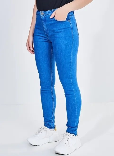 calça super skinny em jeans calça super skinny em jeans
