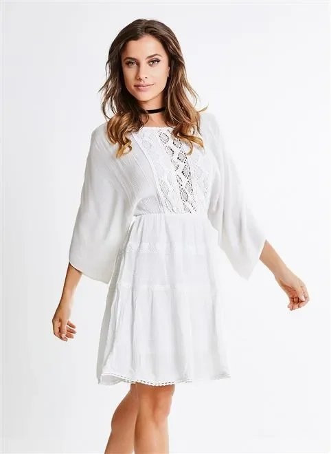 vestido double side com renda vestido double side com renda