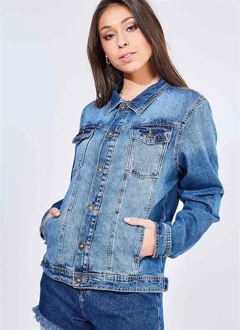 jaqueta oversized em jeans jaqueta oversized em jeans