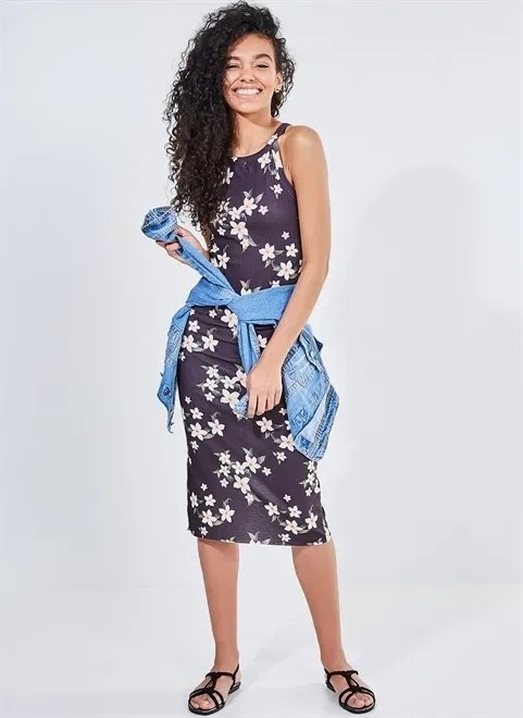 vestido tubinho floral vestido tubinho floral