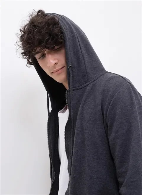 moletom alongado com zíper moletom alongado com zíper