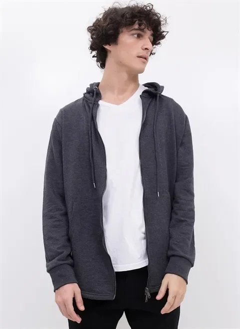 moletom alongado com zíper moletom alongado com zíper