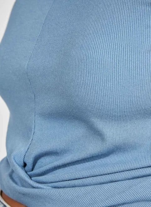 blusa cropped com torção blusa cropped com torção