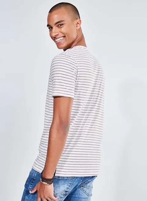 camiseta listrada em malha botonê camiseta listrada em malha botonê