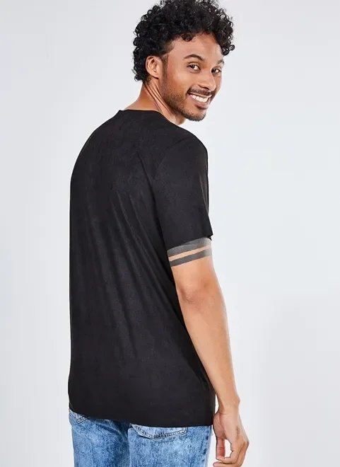 camiseta em malha suede camiseta em malha suede