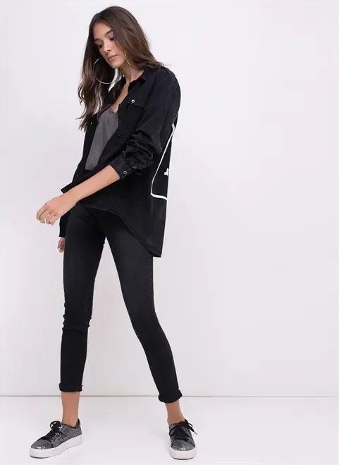 camisa jeans estonada camisa jeans estonada