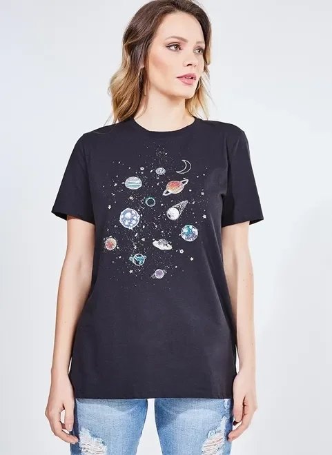 camiseta estampa planetas camiseta estampa planetas